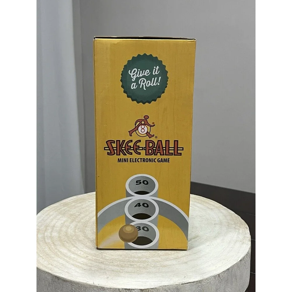 Miniature Skee Ball Electronic Tabletop Game - Arcade Classics - Sealed New